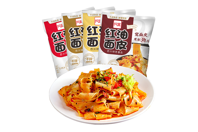 AKUAN'S SESAME SAUCE AND RED OIL PASTE 4PACKS 480G